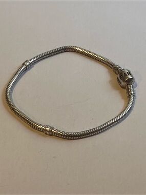 Pandora Sterling Silver Snake Chain Bracelet ALE 925